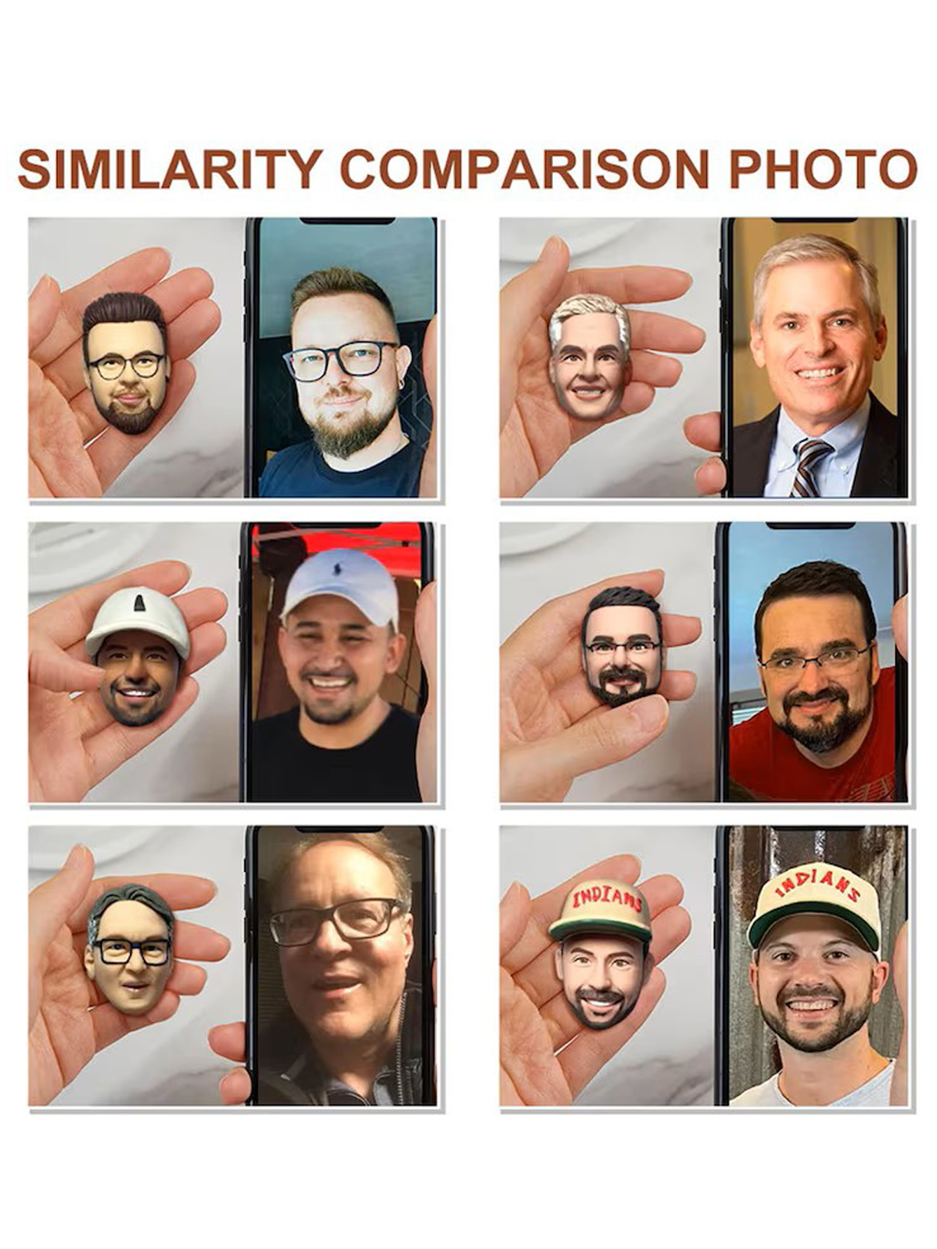 Custom Christmas Bobblehead Dolls Personalized Holiday Gifts